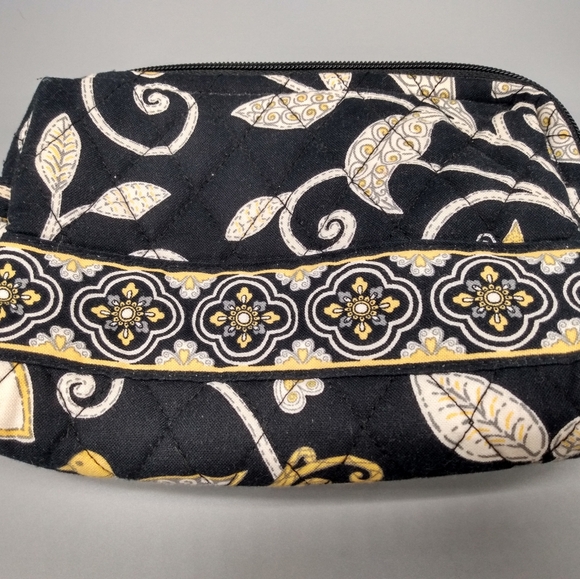 Vera Bradley yellow bird make up bag - Picture 1 of 5